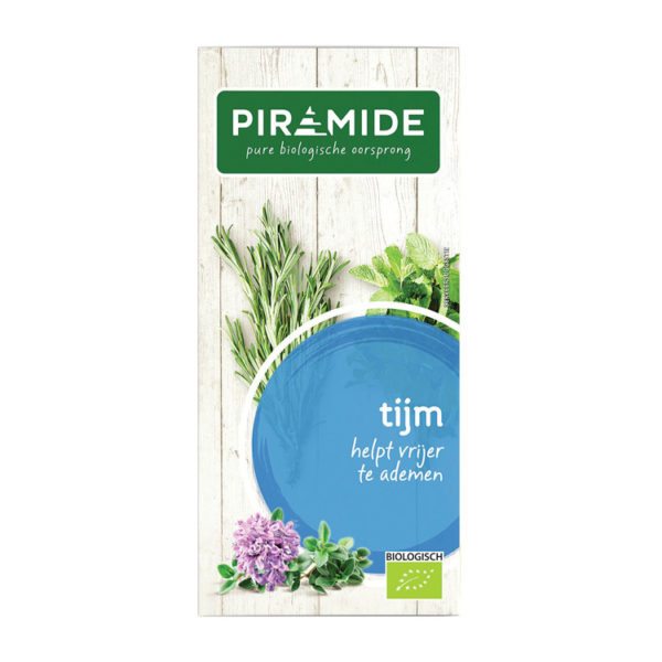 Piramide Tijm thee eko bio 20 Zakjes - Afbeelding 2