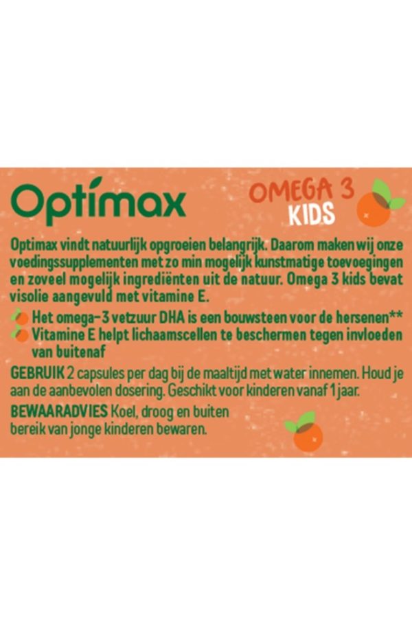 OPTIMAX KINDER OMEGA 3 KAUW 50C