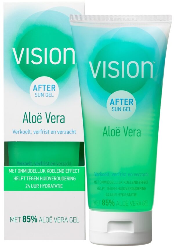 vision aftersun gel aloe vera 180m