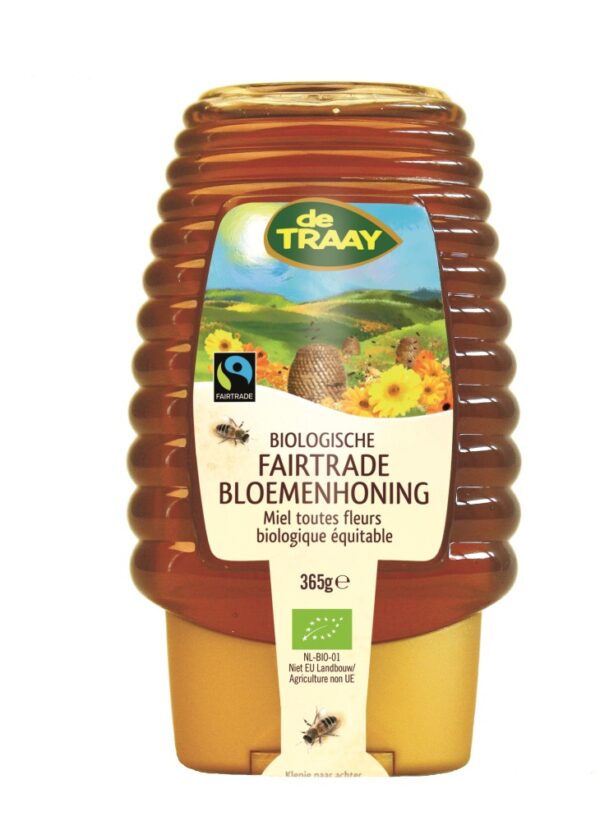 traay honing bloemen fairtrbio 365GR