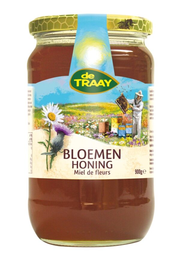 traay honing bloemen vloei 900g