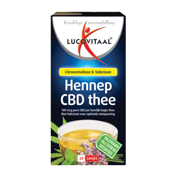 lucovitaal cbd thee hennep - Afbeelding 2