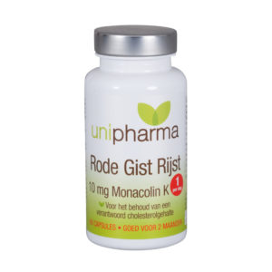 uNIPHARMA RODE GIST RIJST 10M- 60C