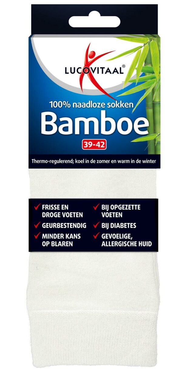 lucovitaal bamboe sok lang 391 paar