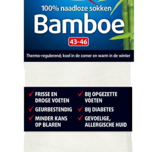 lucovitaal bamboe sok lang 431 paar