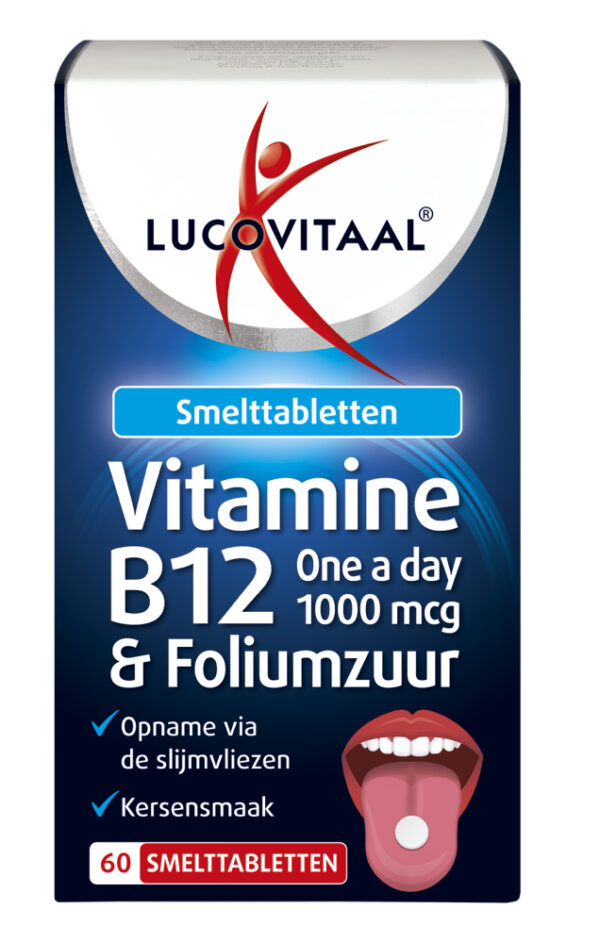 lucovitaal vitamine b12 & foliumzuur smelttabletten 60 TBL