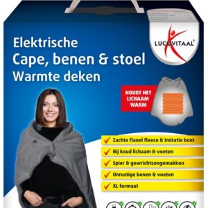 Electrische cape benen & stoel warmte deken