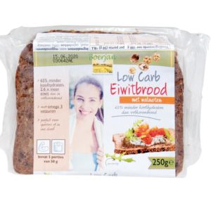 BOERJAN EIWITBROOD WALNOOT 250G