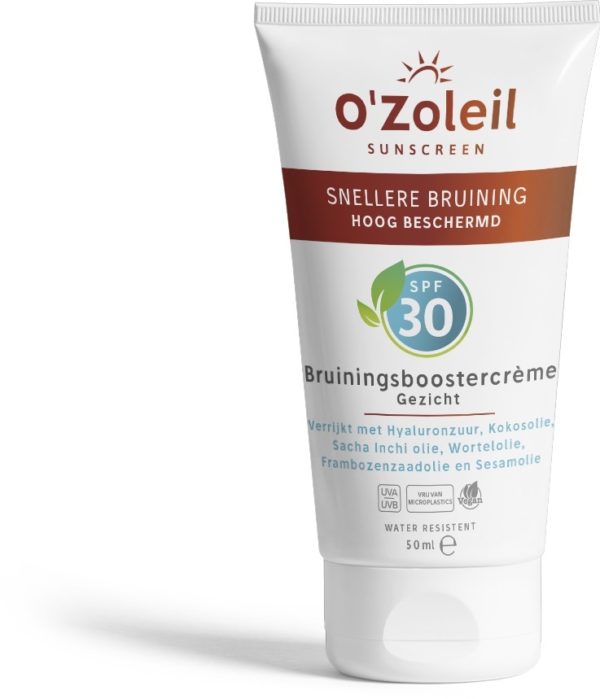 O'Zoleil Bruiningsboostercreme gezicht SPF30 50 Milliliter