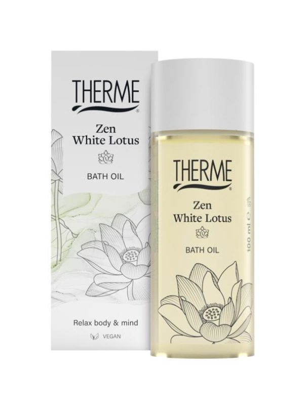 Zen white lotus bath oil