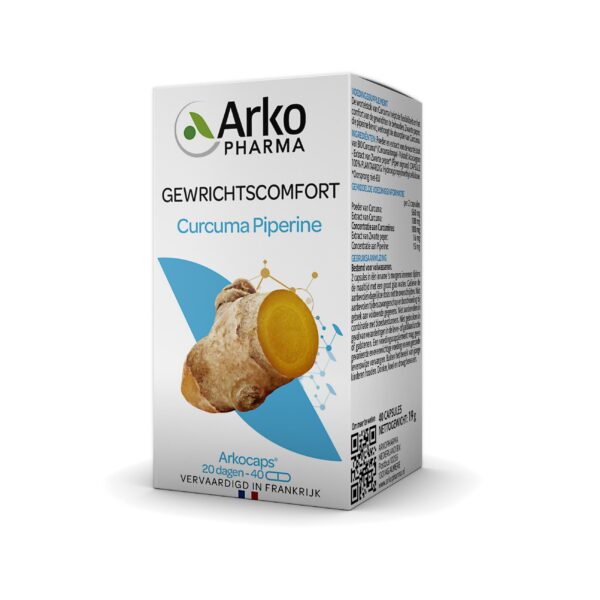 arkocaps curcuma piperine 40c - Afbeelding 2