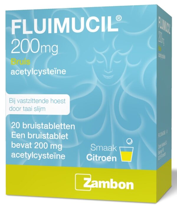 fluimucil bruistablet 200mg 20s