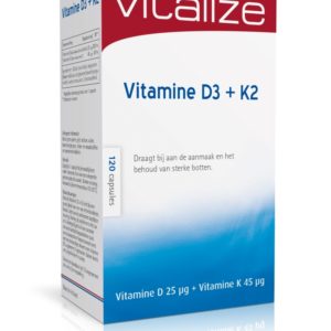 vitalize vitamine d3&k2 120c