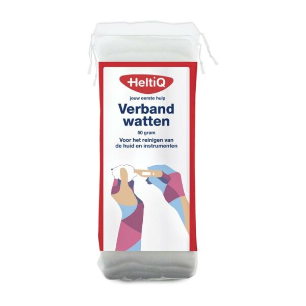 heltiq verbandwatten 1e kwaliteit 50 GR - Afbeelding 2