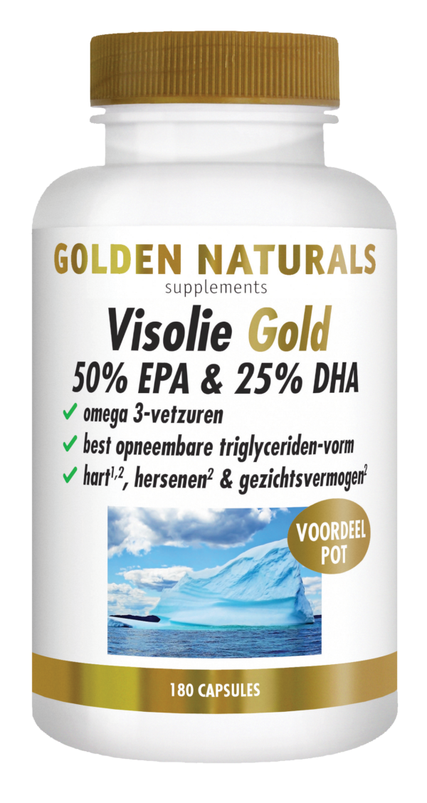 Golden Naturals Visolie Gold 50% EPA & 25% DHA 180 softgel capsules