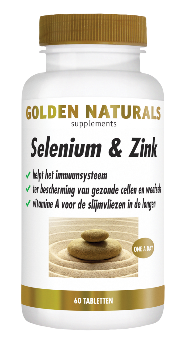 Golden Naturals Selenium & zink 60 Tabletten