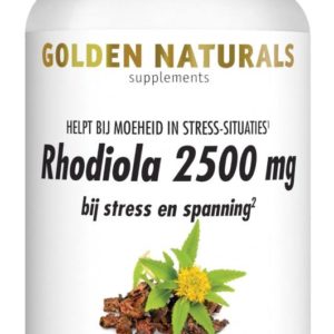 golden naturals rhodiola2500mg 60t