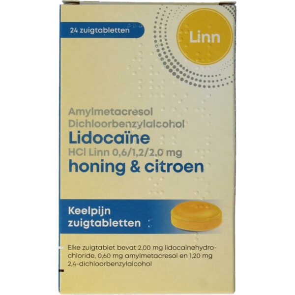 Amylmetacresol lidocaine honing citroen