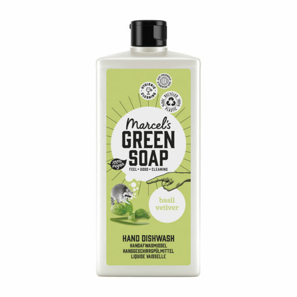 marcel's green soap afwasmiddel basilicum & vetiver 500 ML