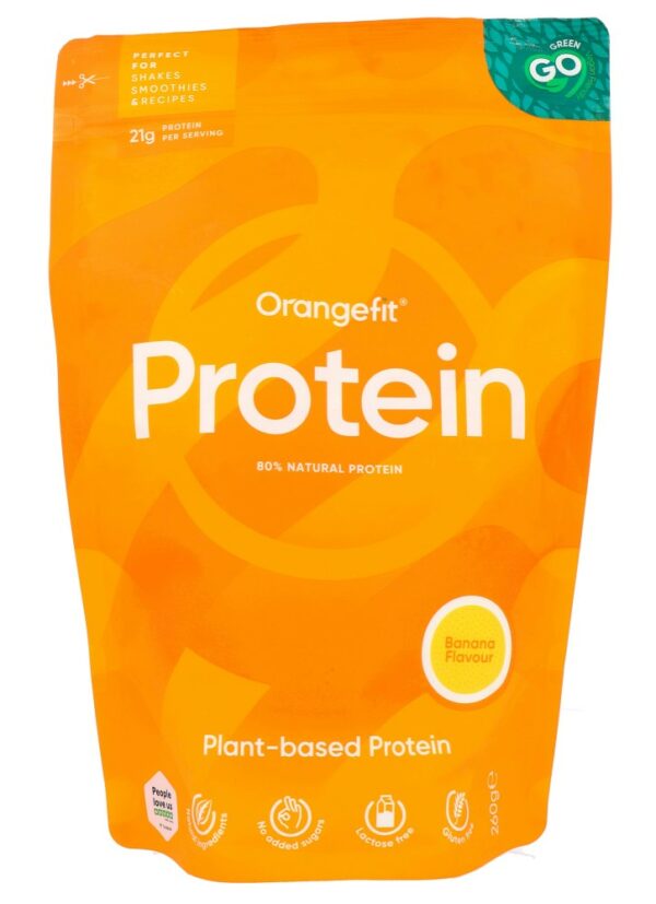 orangefit protein shake banana 260GR