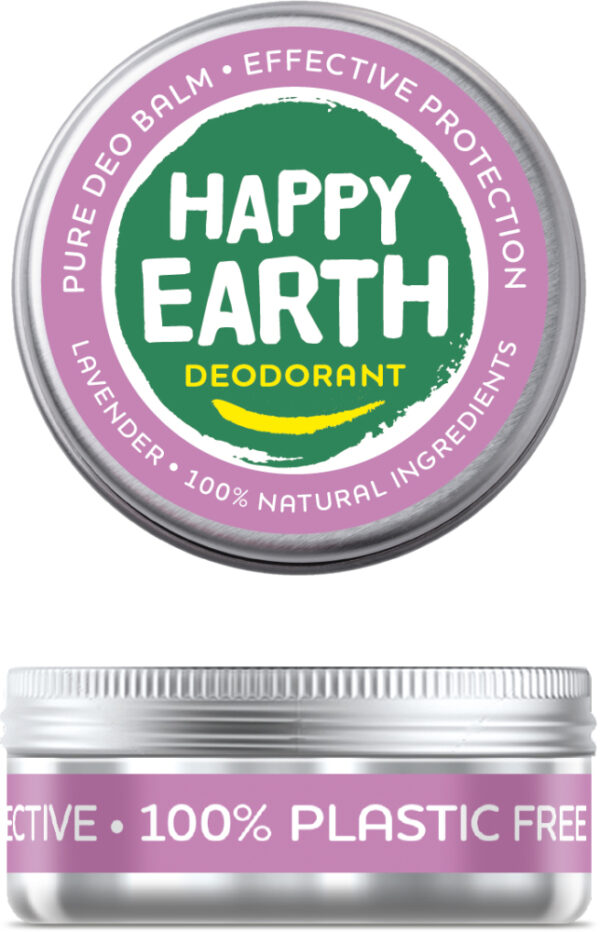 Happy Earth Pure deodorant balm lavender 45 Gram