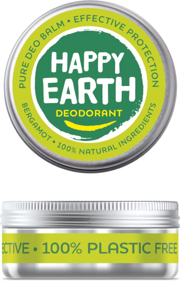 Happy Earth Pure deodorant balm bergamot 45 Gram