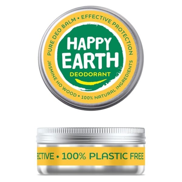 Happy Earth Deodorant balm jasmine ho wood 45 Gram