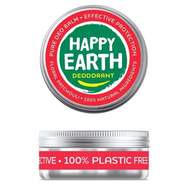 Happy Earth Pure deodorant balm floral patchouli 45 Gram