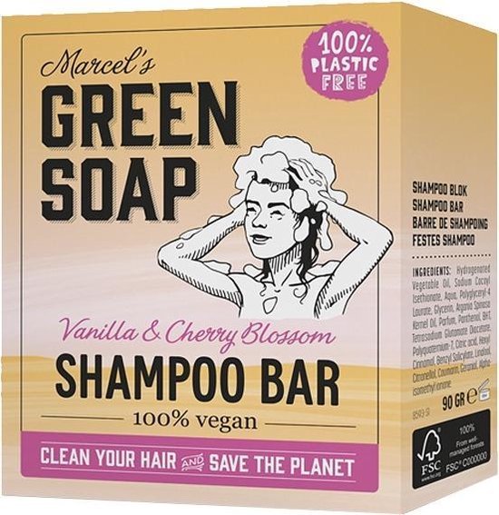 GREEN SOAP SHAMPOOBAR VANILLE 90G