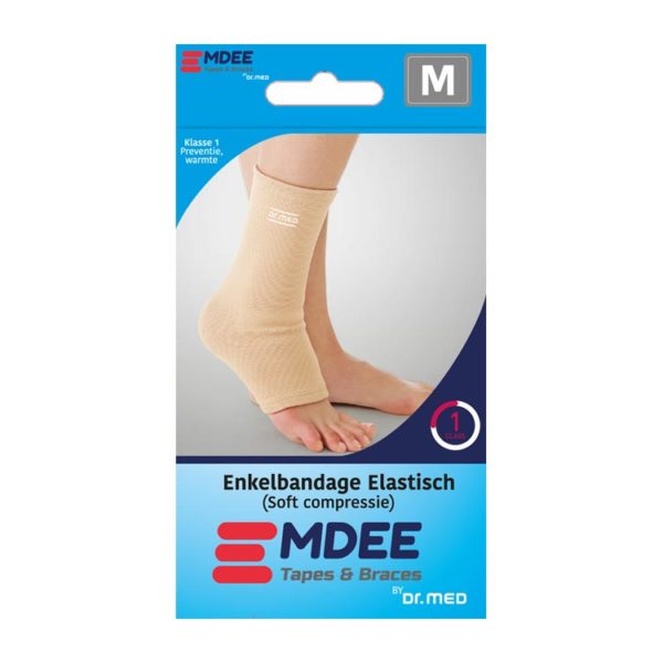 emdee enkel bandage elastisch m huidskleur 1 ST - Afbeelding 2