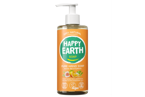 happy earth pure handzeep rose 300ML