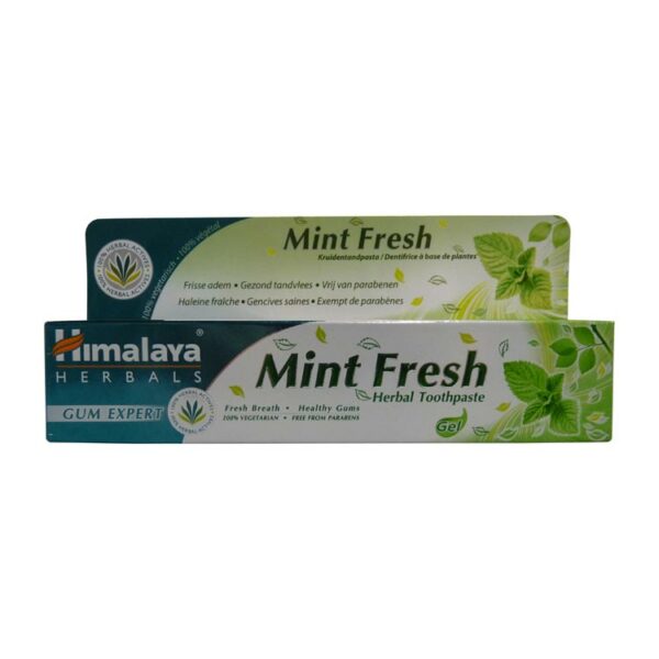 Himalaya Mint fresh kruiden tandpasta 75 Milliliter - Afbeelding 2